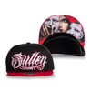 Sullen Men's Ups and Downs Black/Red Snapback Hat, red