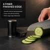 Magnetic Rolling Knife Sharpener Kit with 15°/20° Angle Guide and