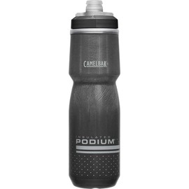 Camelbak Podium Chill 18892128 Bike Bottle, Retains Heat and Cold, 2 Times the Cold Retention, 24 Oz (710 ml), Black