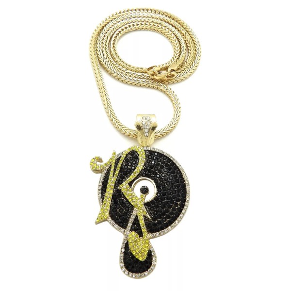 Unbranded JAY-Z, KANYE " ROCAFELLA RECORDS " PENDANT & 30"
