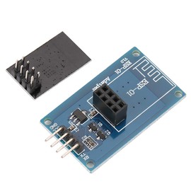 Wal Front ESP8266 ESP-01 Serial Wireless WiFi Transceiver Module with ESP-01 Adapter for Networking Smart Home Project