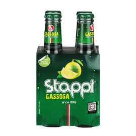 Stappj Gassosa Soda, 4 X 6.8 fl. 200 ml. Lemon - Italian Import.