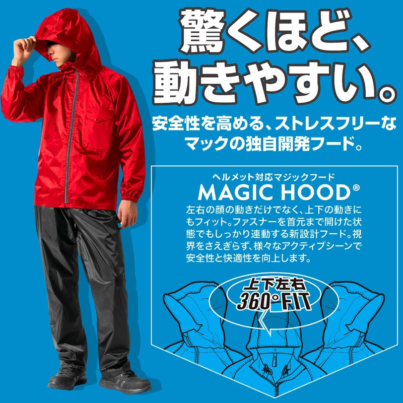 MAC AS-5110 Rain Suit Gray L