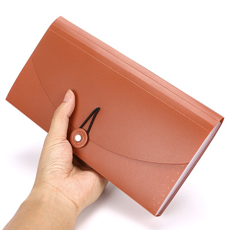 BTSKY Expanding File Folder -13 Pockets Small Accordion File Folder