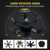 PINSAI 2 Packs LED Garage Light,Super Bright Screw in E26/E27