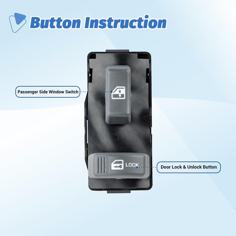 AiYiGu Door Window Switch Front Right Passenger Side Fit for