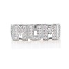 Ladies Solid Sterling 925 Silver and Diamond Set Zircon MUM