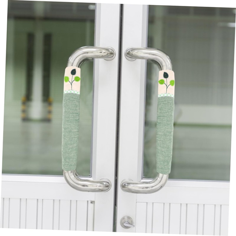 COHEALI Artistic Refrigerator Handle Covers Fashionable Double Door Gloves Soft
