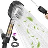 Hibbent High Pressure Shower Head with Handheld Spray Filtered Showerhead 3 Spray Modes