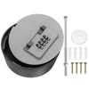 PATIKIL Key Lock Box Wall Mount with Code, 4 Digit