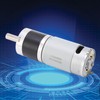 Black Silver Mini Gear Motor Low Noise High Torsion Robust