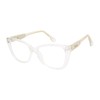 The Camille Blue Light Glasses - Color: Crystal