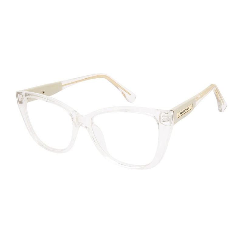 The Camille Blue Light Glasses - Color: Crystal