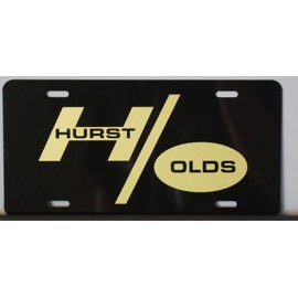 Hurst OLDS Metal License Plate FITS OLDS Oldsmobile 442 Cutlass W30 W31 TAG 6 X 12 HOT Rod Muscle CAR Classic Museum Collection Novelty Gift Sign