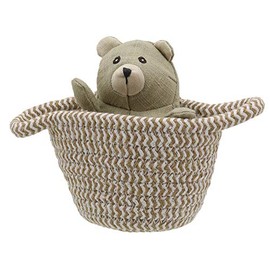 Wilberry Pets in Baskets Bear Plush Toy