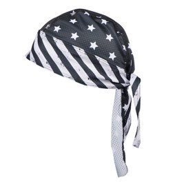 IBLUELOVER Printing Cycling Bandana Sports Headwear Quickly Dry Skull Cap Anti-UV Moisture Wicking Cycling Beanie Cap Head Wrap Helmet Liner for Men Outdoor Running Riding Climbing