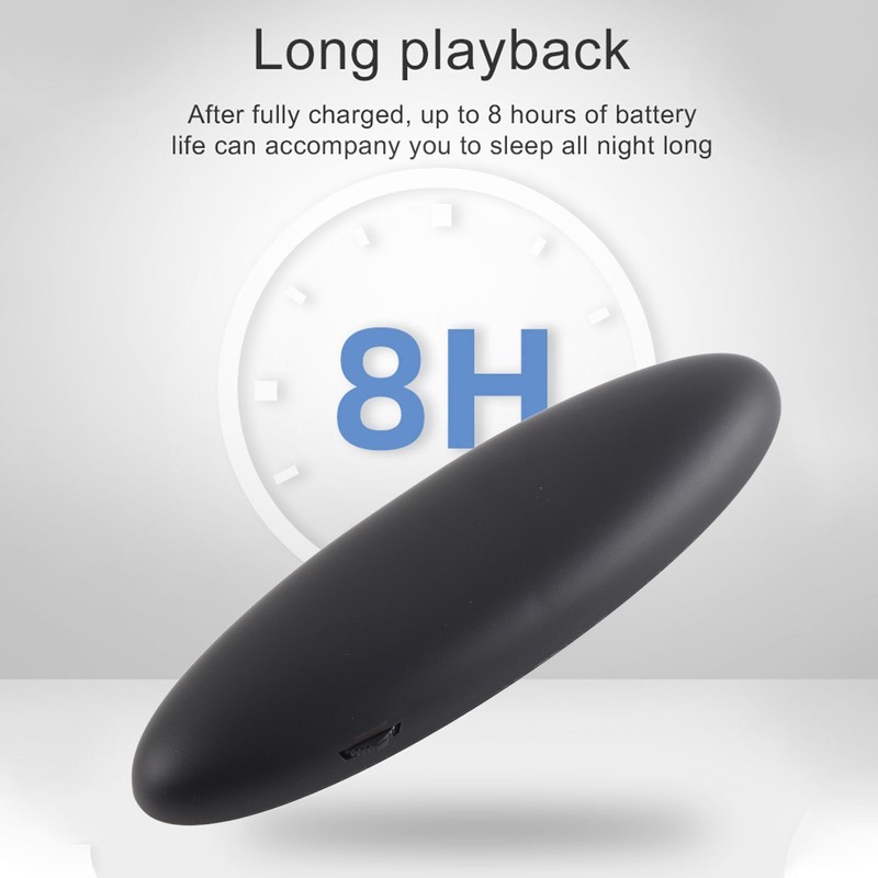 Bone Conduction Bluetooth 5.0+EDR Pillow Speaker Mini Portable Pillow Speaker