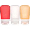 humangear GoToob+ 3-Pack 2.5oz Silicone Travel Bottles Set