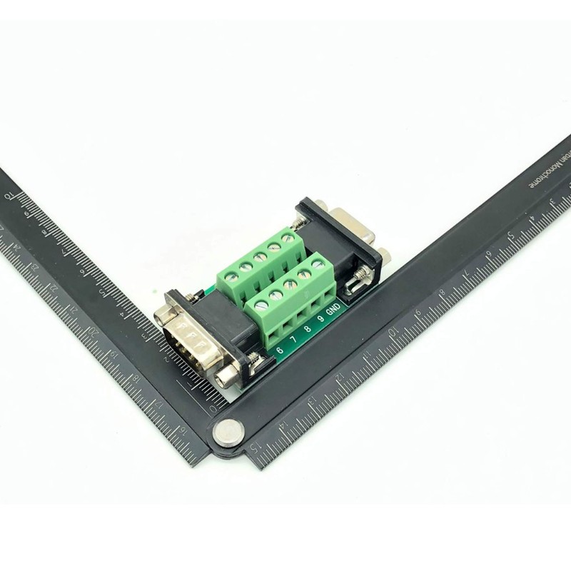 BUELEC DB9 Breakout Board Adapter 2-Pack - DB9 Male &