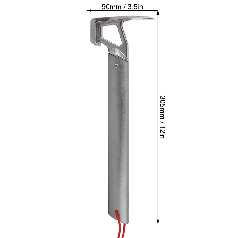 Camping Hammer, Stainless Steel Stake Hammer Tent Stake Hammer with