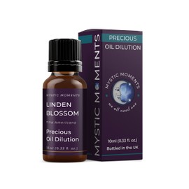Mystic Moments | Linden Blossom Absolute Precious Oil Dilution 10ml 3% Jojoba Blend Perfect for Massage, Skincare, Beauty and Aromatherapy