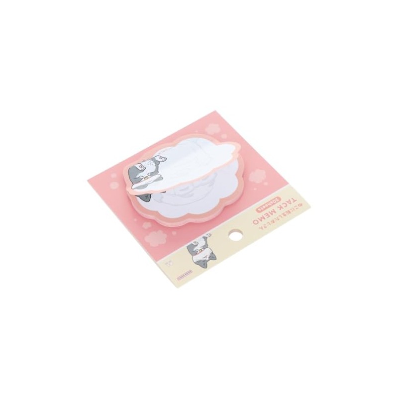 Sunstar Stationery S2841363 Uncle Reincarnated Cat Sticky Notes, Die Cut,