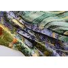 JWSilk Long Charmeuse Silk Scarf Classic Art (Irises by Van