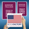 BookFactory Inventory Log Book/Small Business Inventory Tracker/Tracking Register - Wire-O,