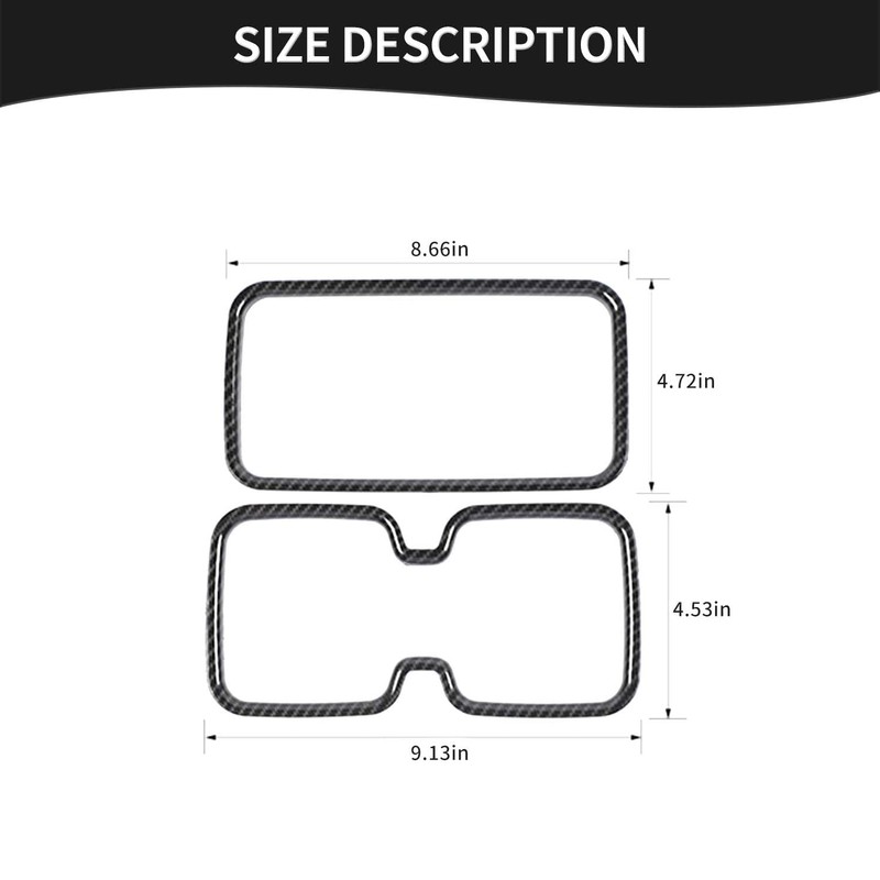 PDKLIN for Silverado Center Console Storage Bin Trim & Cup