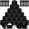 Meanplan 36 Pack 1oz Black Travel Jar Containers, Black Cosmetic