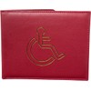 ORCHIDS Premium Blue PU Leather Disabled Parking Badge Holder for