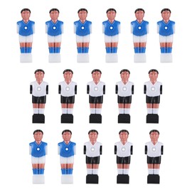 BESPORTBLE 16Pcs Foosball Men, Foosball Guys Foosball Player Rod Foosball Soccer Men Player Table Soccer Foosball Replacement Part