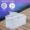 VEITHI Dock Bumper White,Dock Bumper Guard with Screws Soft,PVC Boat