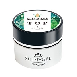 SHINYGEL Professional Shiny Gel Professional Biomass Gel Top/0.2 oz (5 g) <Semi-Hard Type> Uses Corn Derived Biomass Raw Materials, Hardness as Hard, Gentle on Nails, Lasting Luster, Beautiful Gloss,