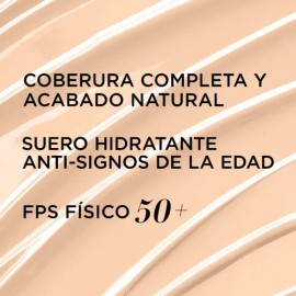 It Cosmetics CC Cream con Protector Solar FPS 50+ - Base Correctora de Cobertura Completa, con Suero Hidratante Anti Signos de la Edad, Vitamina E y N