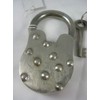 Large Iron Antique Style Replica Atlas Padlock with 2 Keys