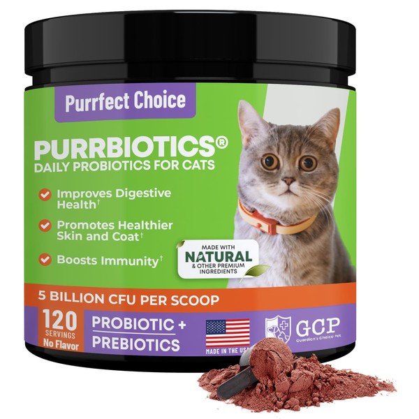 Guardian's Choice Purrbiotics® – Cat Probiotics Powder for Digestive Health