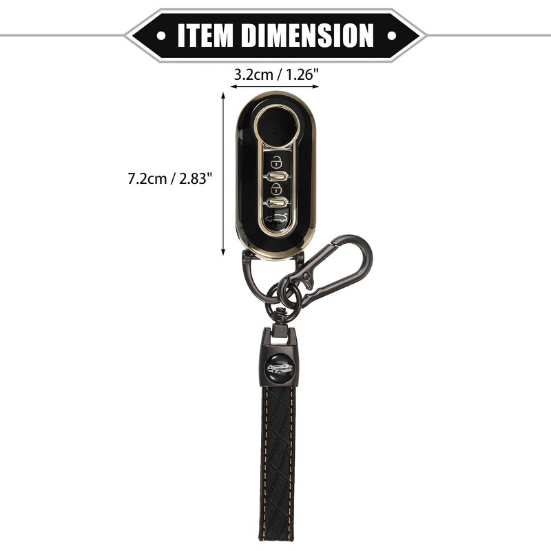Juego de funda para llave inteligente de coche compatible con