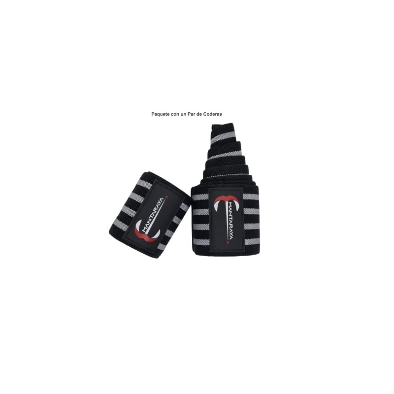 Elbow Wrap Manta Raya Vendas elásticas de Compresion Gym Levantamiento