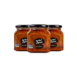 Perfect Choice Sun-Dried Tomato Bruschetta - Delicious Bruschetta Bread Spread - Ready-to-serve Dip - 9.9 oz. (pack of 3)