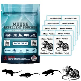 10Pack Natural Mouse Repellent Pouches Indoor Powered by Botanical Scent Mice Repellent Pouches Rodent Repellent Pouches vamoose Rodent-repelling Pouches for House Basement Attic Shed Barn Storage Rv