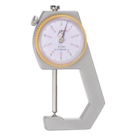HARFINGTON Dial Thickness Gauge 0-30mm | 0.1mm Mechanical Thickness Tester Gauge Cusp Head for Measure Sheet Metal Harden Board