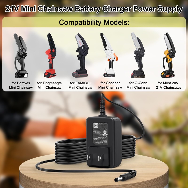 21V AC/DC Adapter Charger for Bomves, for Tingmengte, for FAMICCI