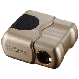 Eschenbach Monocular Micro Lux Magnification 4 X 13 Caliber Super Small Pop-Up Champagne Gold 2995 – M4413 
