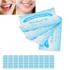 50pcs Disposable Finger Teeth Wipes Travel Portable Cleaning Dirt Removal