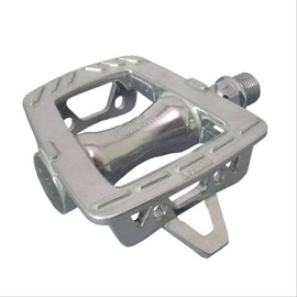 MKS GR-9 Platform Pedals Silver, 9/16 Inch