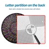 Bgraamiens Puzzle-The Indian Feather-1000 Pieces Round Puzzle Color Challenge Jigsaw