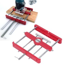 Jadeshay Woodworking Mortise and Tenon Jig, Self Centering Multi Size Doweling Punch Locator System Loose Tenon Jig Kit Punch Locator Dowel Jig Pocket Jig Mortise Jig