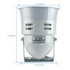 Baomain Motor Siren AC110V 110DB 0.5A Sound Alarm Industrial Accessory