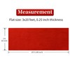 HOMBYS 450 GSM Extra Thick 3x20 ft Red Carpet Runner